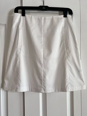 The Limited lined white skirt 4